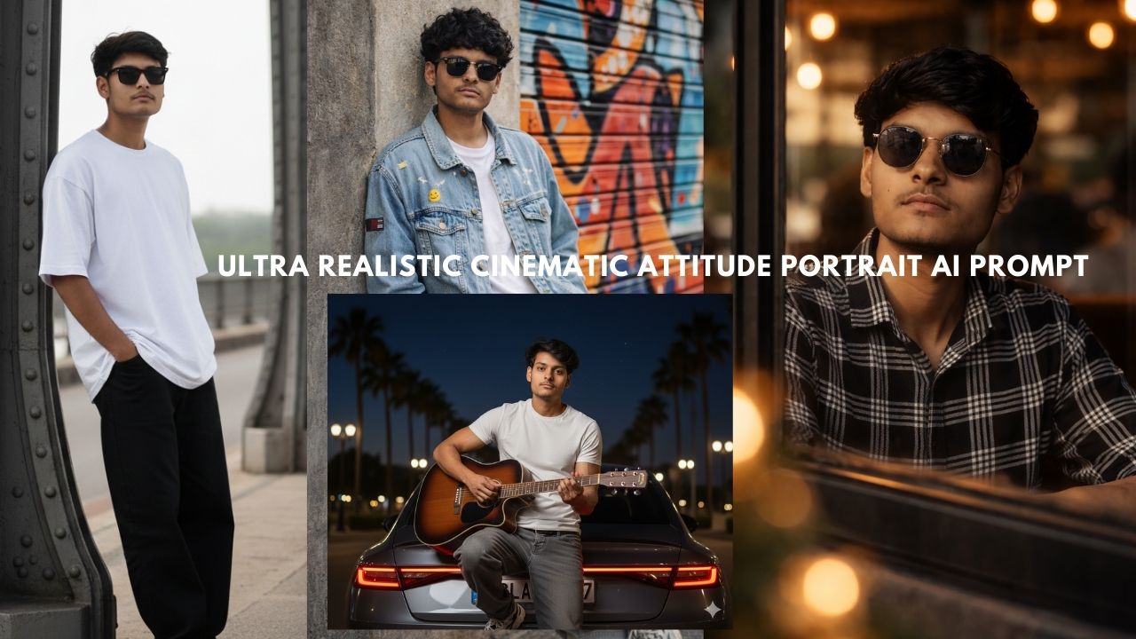 Ultra Realistic Cinematic Attitude Portrait Ai Prompt