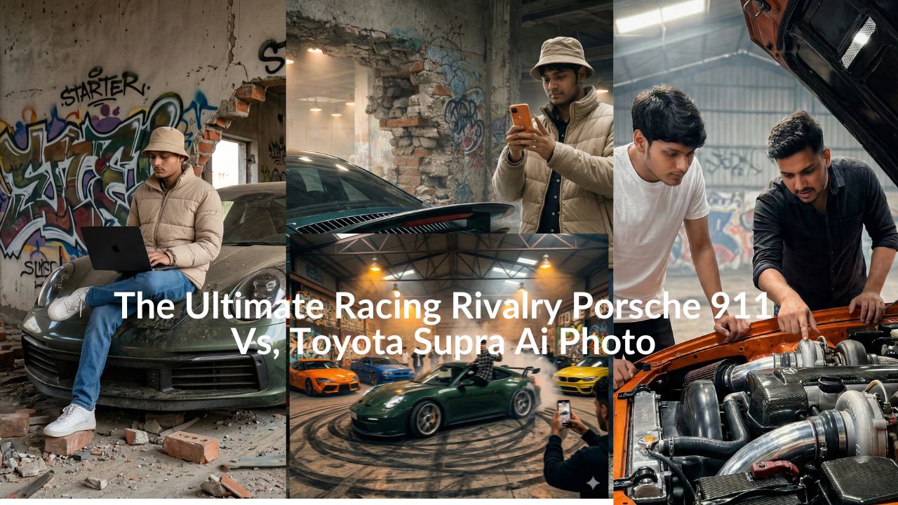 The Ultimate Racing Rivalry Porsche 911 Vs, Toyota Supra Ai Photo